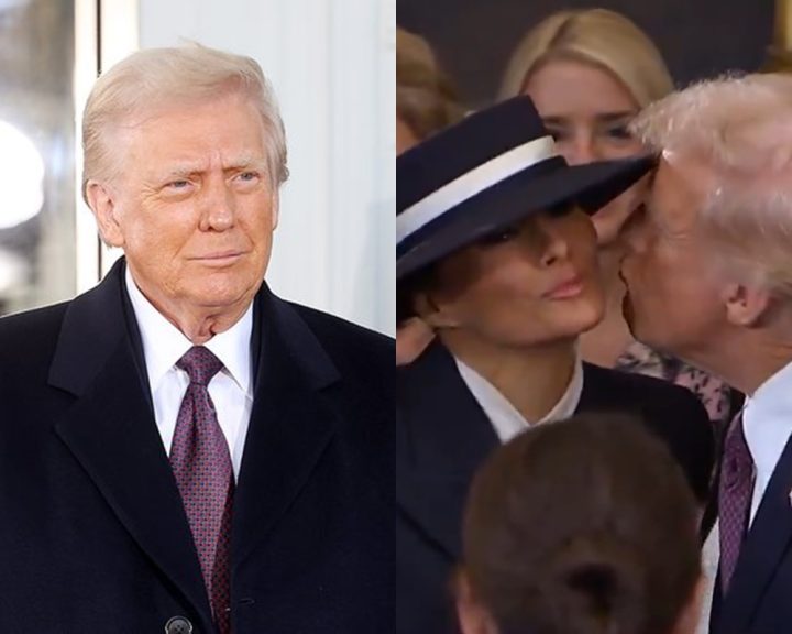 Donald Trump vira meme ao tentar beijar primeira-dama durante posse nos EUA