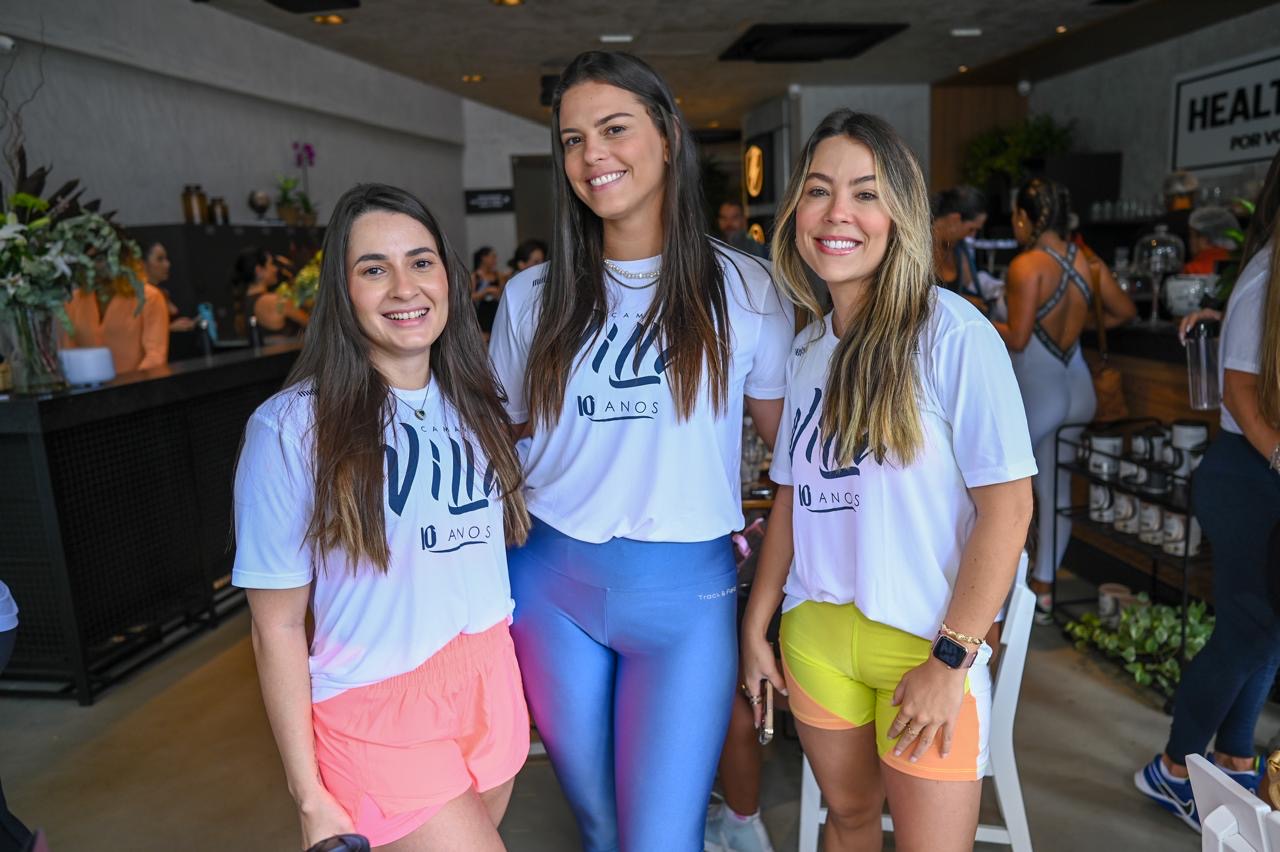 Camila Caetano, Monique Marinho e Marta Andrade