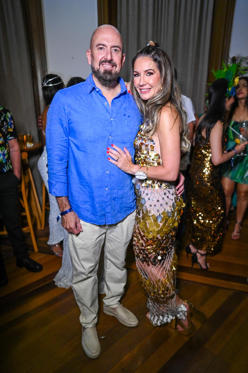 Maurício Lins e Manuela Andrade