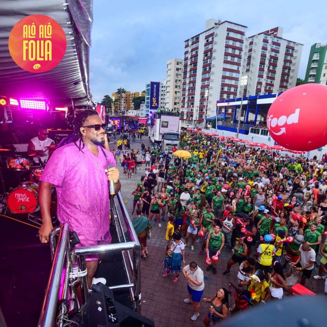 Filhos de Jorge recebe Rachel Reis no primeiro dia do Carnaval de Salvador