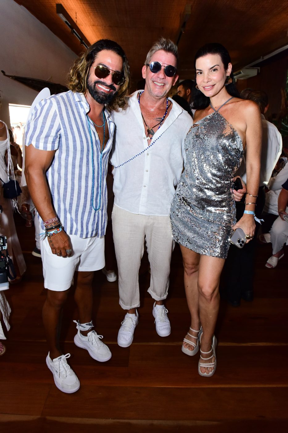 Felipe Sena, Ticiano Santana e Samantha Urban