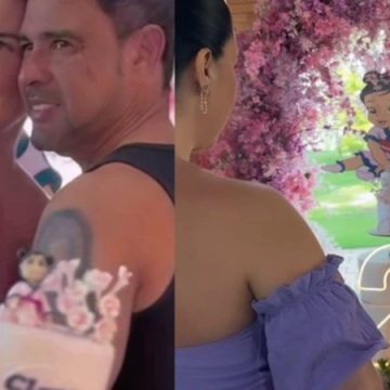 Graciele Lacerda mostra detalhes do 2º mesversário da filha Clara