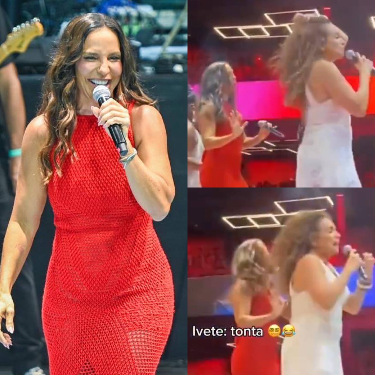 Ivete Sangalo brinca sobre ‘bate cabelo’ de Daniela Mercury e diverte fãs; assista