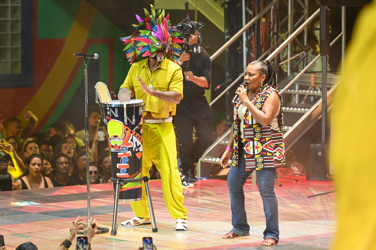 Carlinhos Brown e Margareth Menezes