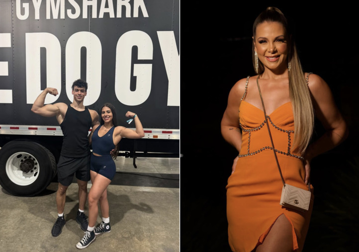 Filho de Carla Perez e Xanddy participa de evento fitness com a namorada em Miami e ganha elogio da mãe: “Casal mais lindo”