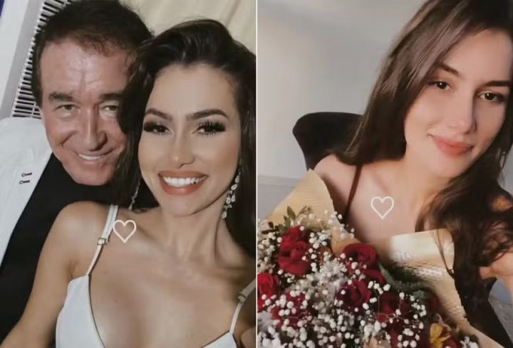 Amado Batista comemora os 23 anos da namorada em cima de romance