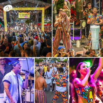 Em Salvador, Timbalada lota ‘Guetho Square’ em último ensaio antes do Carnaval; veja fotos