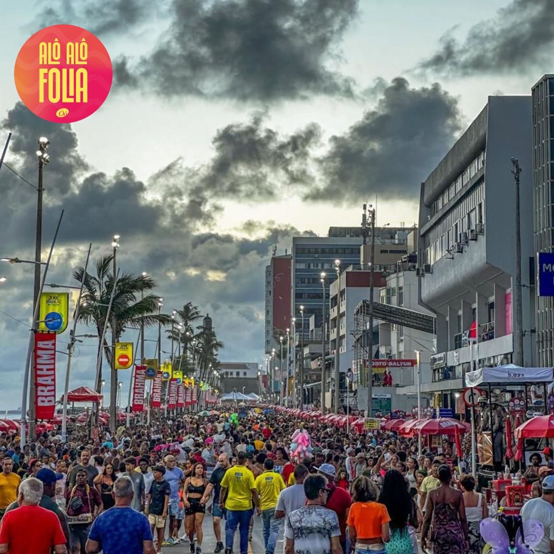 Sol, calor e aquela chuvinha: previsão do tempo para início do Carnaval de Salvador