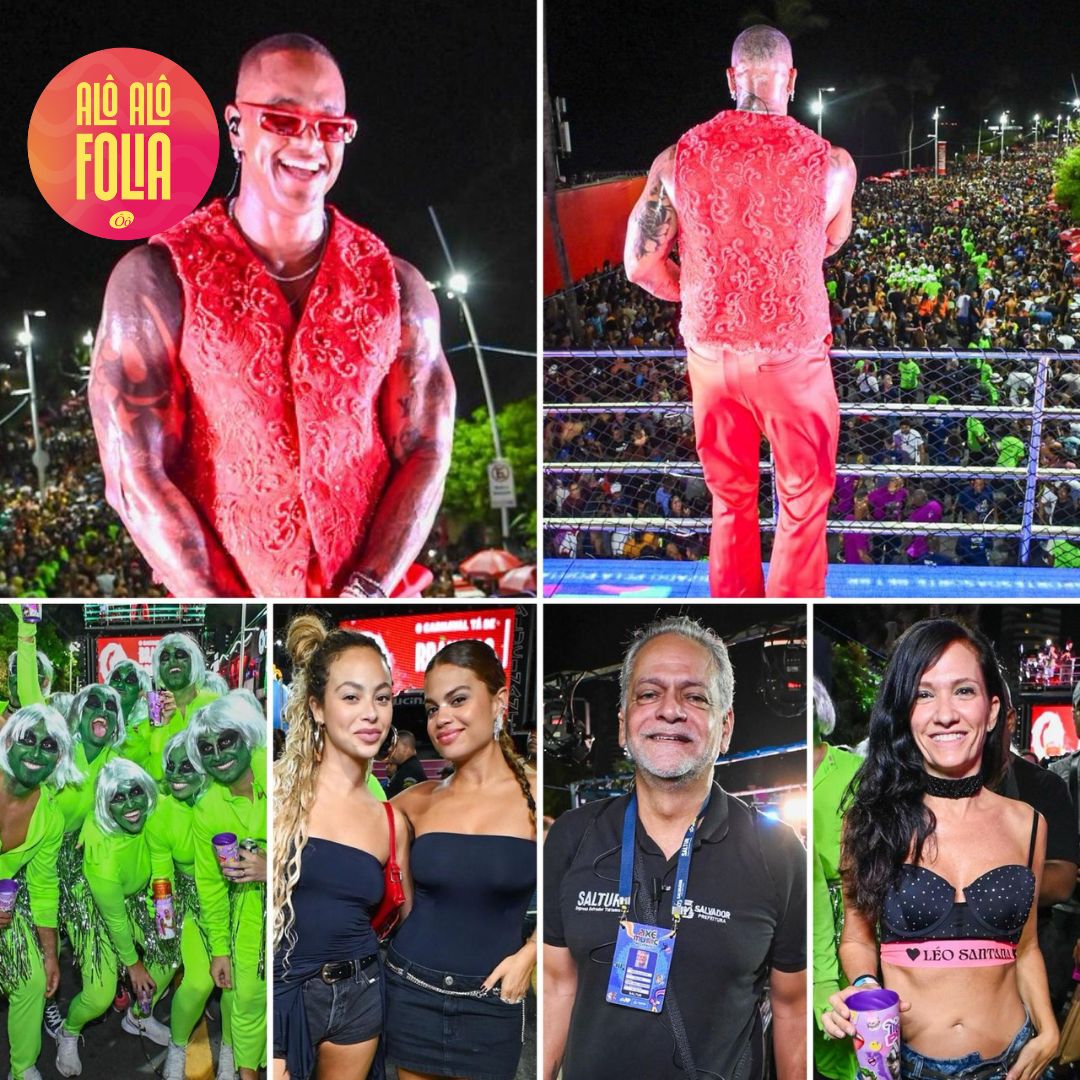 Pipoco! Léo Santana arrasta multidão em pré-carnaval de Salvador; veja fotos