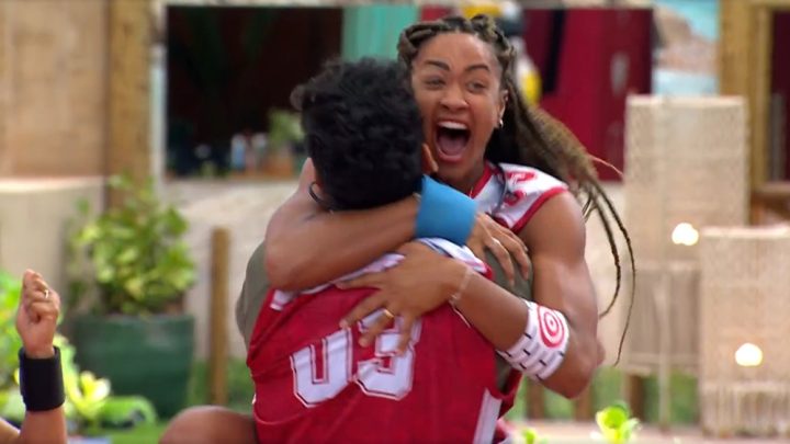 Dupla baiana Aline e Vinícius vence a prova do anjo no BBB 25