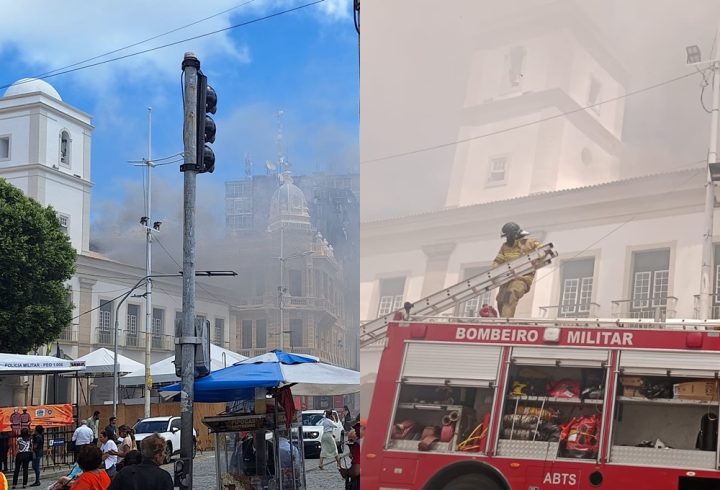 Câmara Municipal de Salvador é evacuada após incêndio