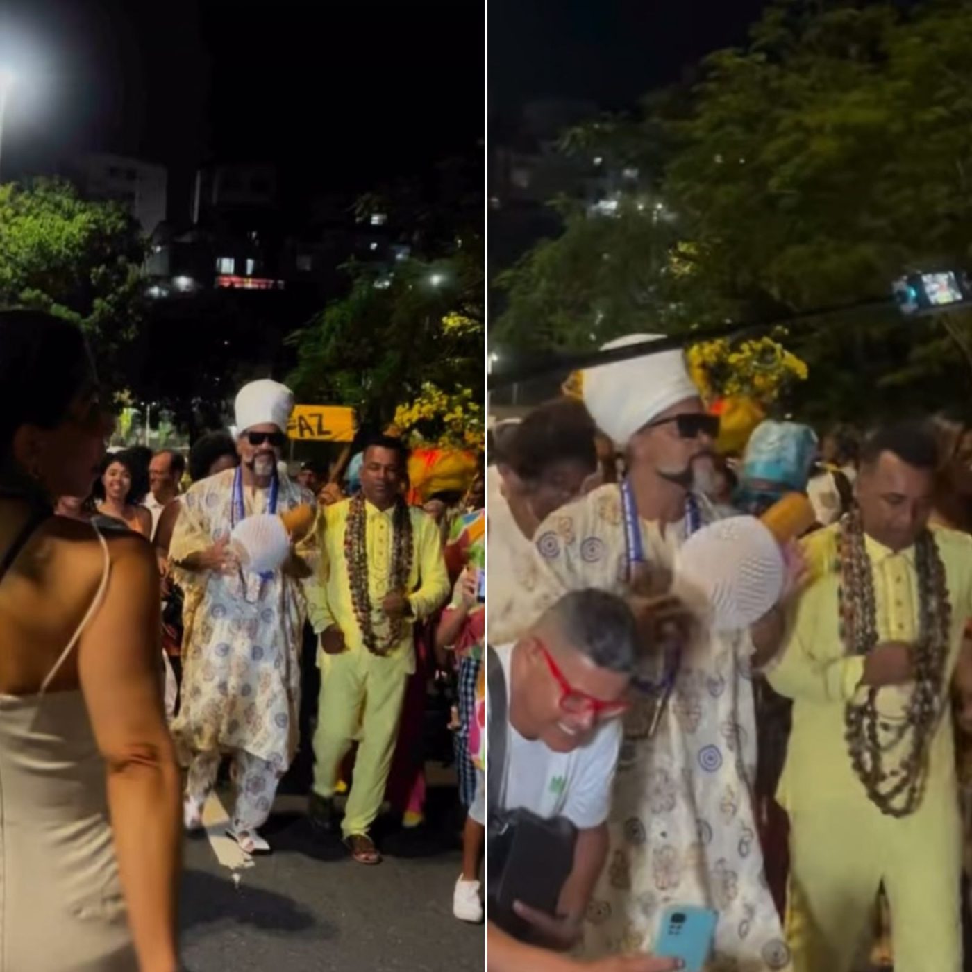 Antes de Iemanjá, Carlinhos Brown reverencia Oxum em Salvador; veja vídeo