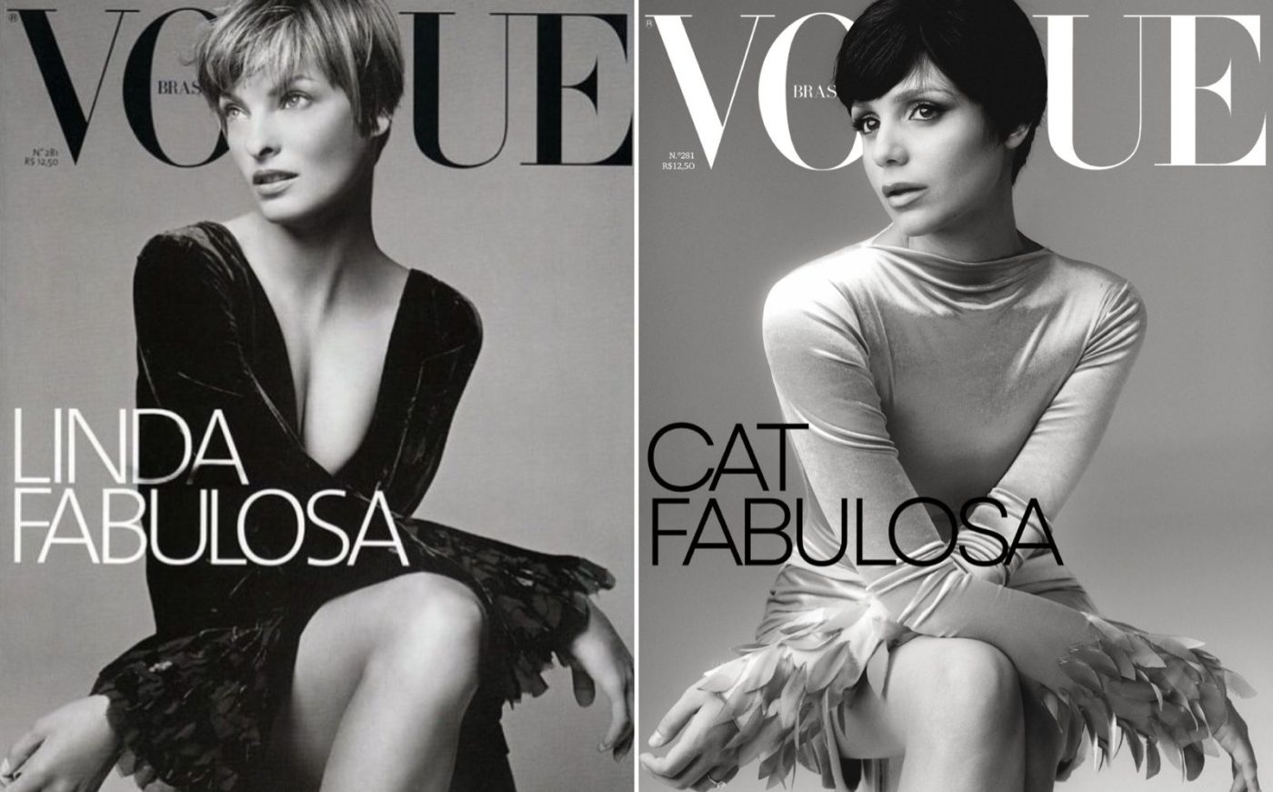 Influencer baiana Catarina Tourinho usa look inspirado em Linda Evangelista no Baile da Vogue 2025