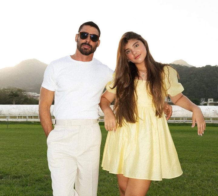 Filha de Cauã Reymond e Grazi Massafera impressiona em nova foto: ‘Genética de milhões’
