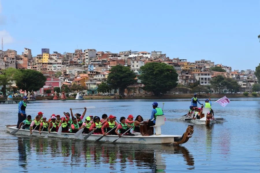 Aulas gratuitas de canoagem no Dique do Tororó estão com inscrições abertas; saiba como participar