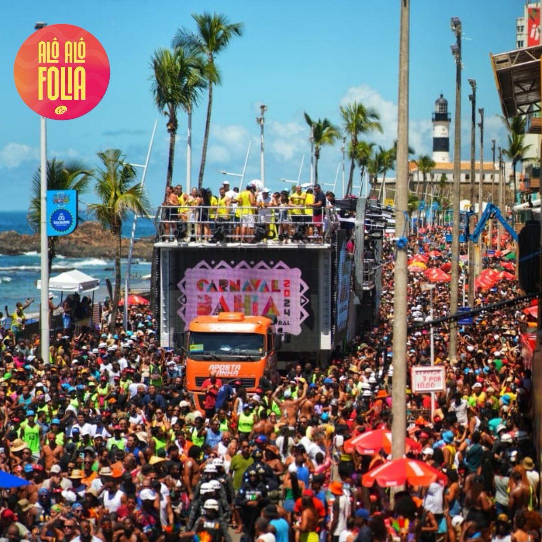 Bahia é o 3º destino mais procurado por turistas estrangeiros no Carnaval do Brasil