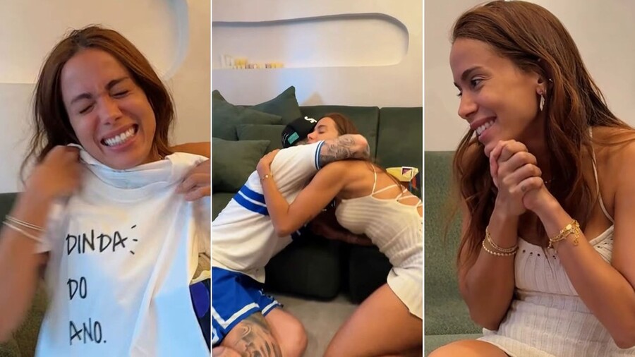 Dinda babona, Anitta se derrete pelo filho de MC Daniel e Lorena Maria