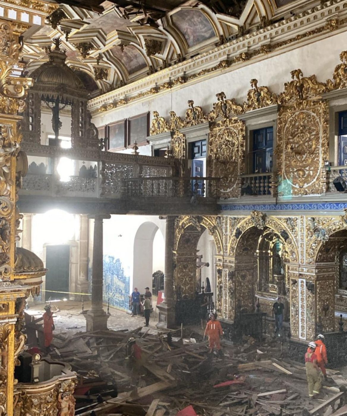 Líder dos Franciscanos fala sobre desabamento na Igreja de São Francisco, em Salvador: ‘Aqui é nossa casa’