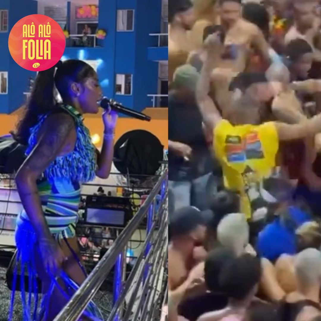 Ludmilla para trio e dá bronca em folião brigão: ‘Sempre um macho’