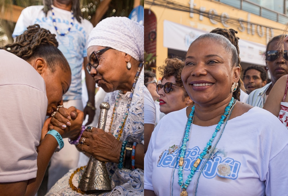 Margareth Menezes prestigia Festa de Iemanjá no Rio Vermelho: ‘Fé, cultura e tradição’