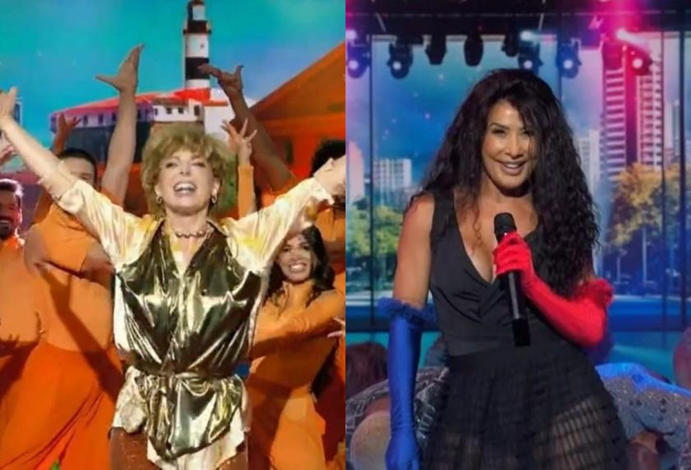 No Domingão, Sheila Mello brilha em disputa contra Scheila Carvalho; assista