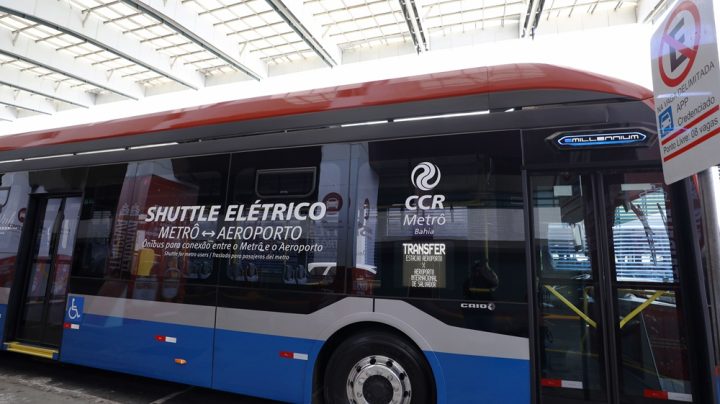 Aeroporto de Salvador ganha rota de shuttle elétrico conectada ao metrô
