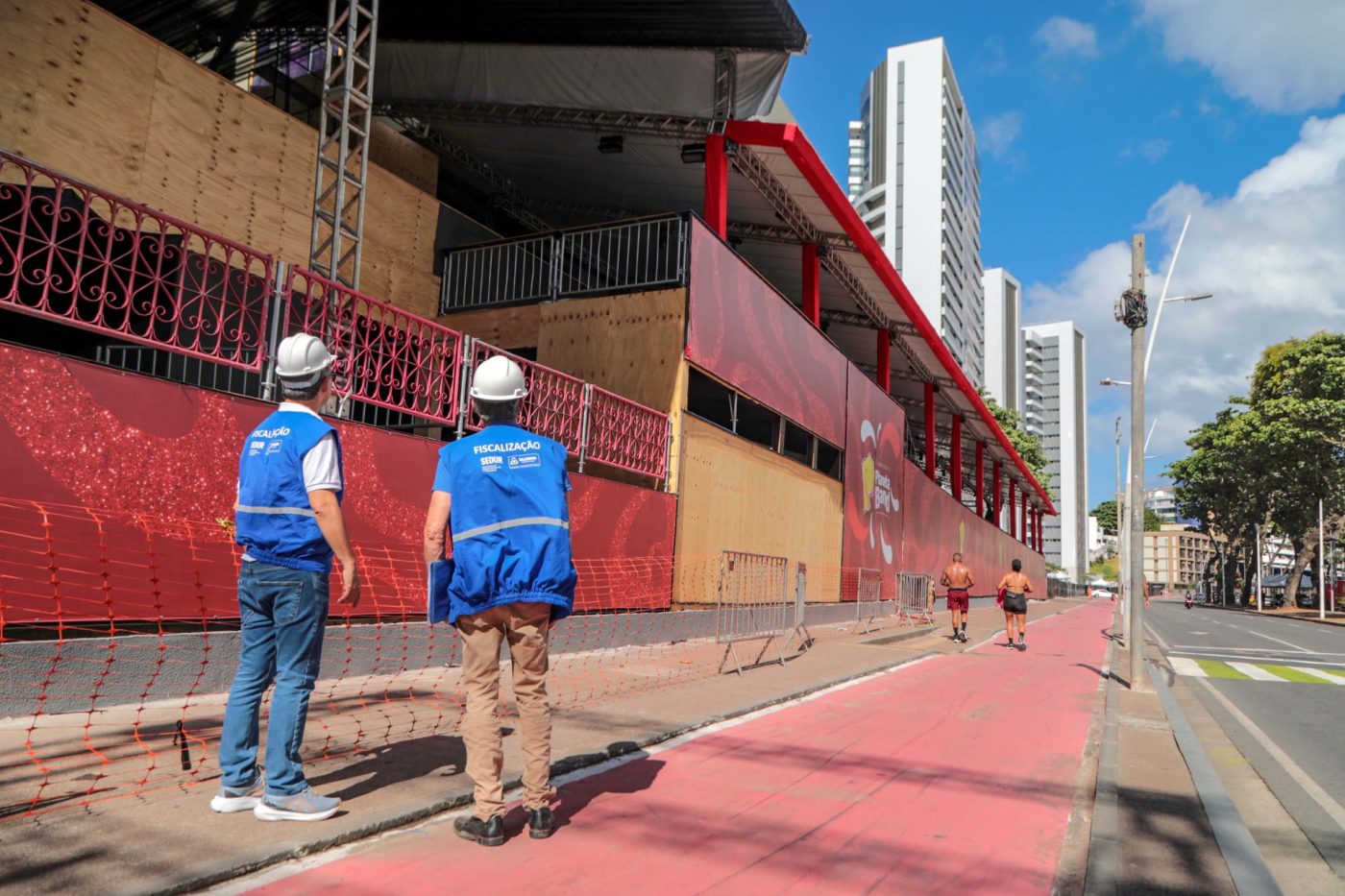 Sedur intensifica vistorias nas estruturas montadas para Carnaval de Salvador 2025