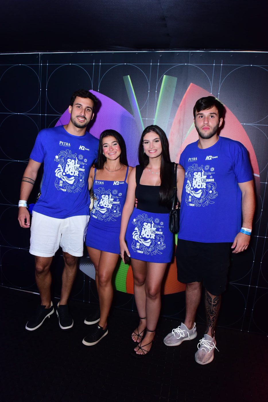 Felipe Rocha, Giulia Estevez, Clara Portela e Guilherme Carvalho