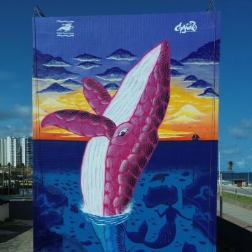 Mural icônico de Pituaçu ganha nova vida com arte e ciência