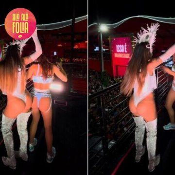 Anitta e Alinne Rosa fazem ‘batalha de bumbum’ durante Carnaval de Salvador