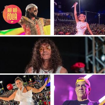 Domingo de Carnaval: Bell, Claudia, Durval, Daniela e Luiz Caldas; veja ordem dos trios nos circuitos