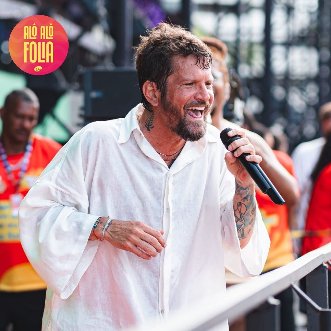 No mirante do Camarote Salvador, Saulo Fernandes faz show gratuito para multidão em Ondina