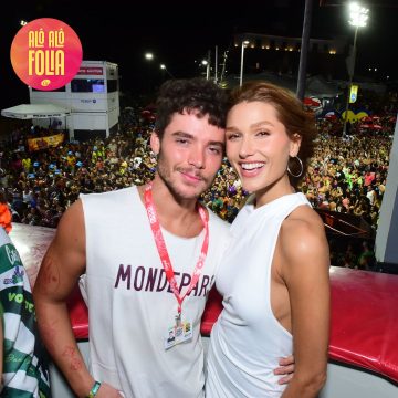 Sasha e João Lucas chegam a Salvador e curtem carnaval no Expresso 2222; veja fotos