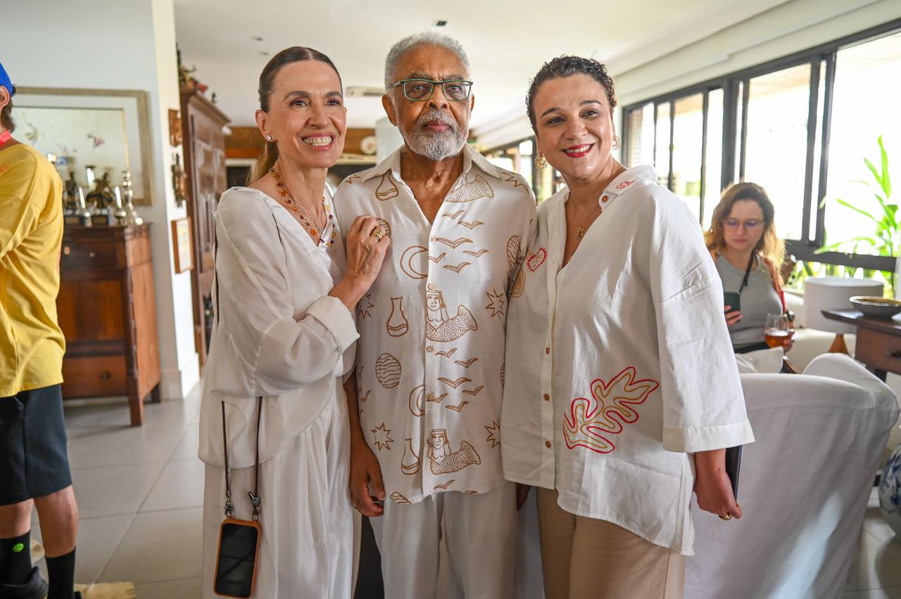 Flora Gil, Gilberto Gil e Tarciana Medeiros