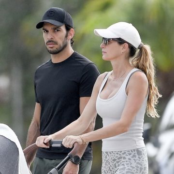 Gisele Bündchen e Joaquim Valente fazem primeira aparição com filho recém-nascido em Miami