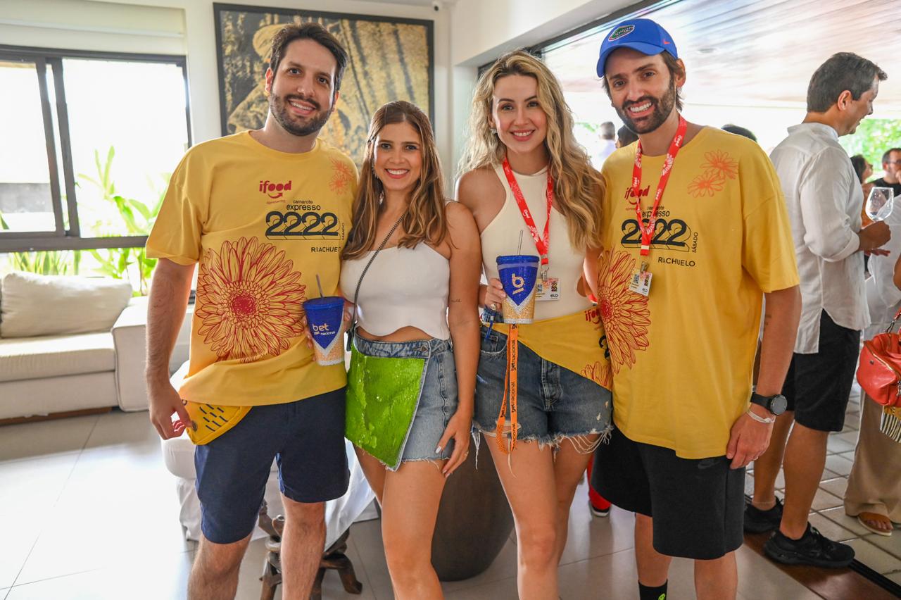 Luiz Andrade Lima, Renata Lopes, Bruna Monteiro e Jorge Peixoto