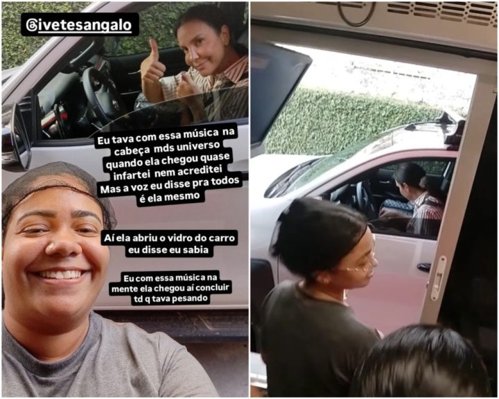 Ivete Sangalo vai ao McDonald’s em Salvador e faz a festa das funcionárias: ‘Mamãe tá na casa’