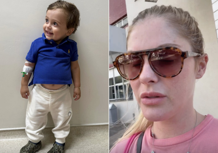 Filho de Bárbara Evans recebe alta hospitalar após ser picado por escorpião