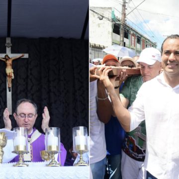 Em Salvador, prefeito Bruno Reis participa de caminhada religiosa rumo ao Bonfim: “Agradecer e pedir sabedoria”