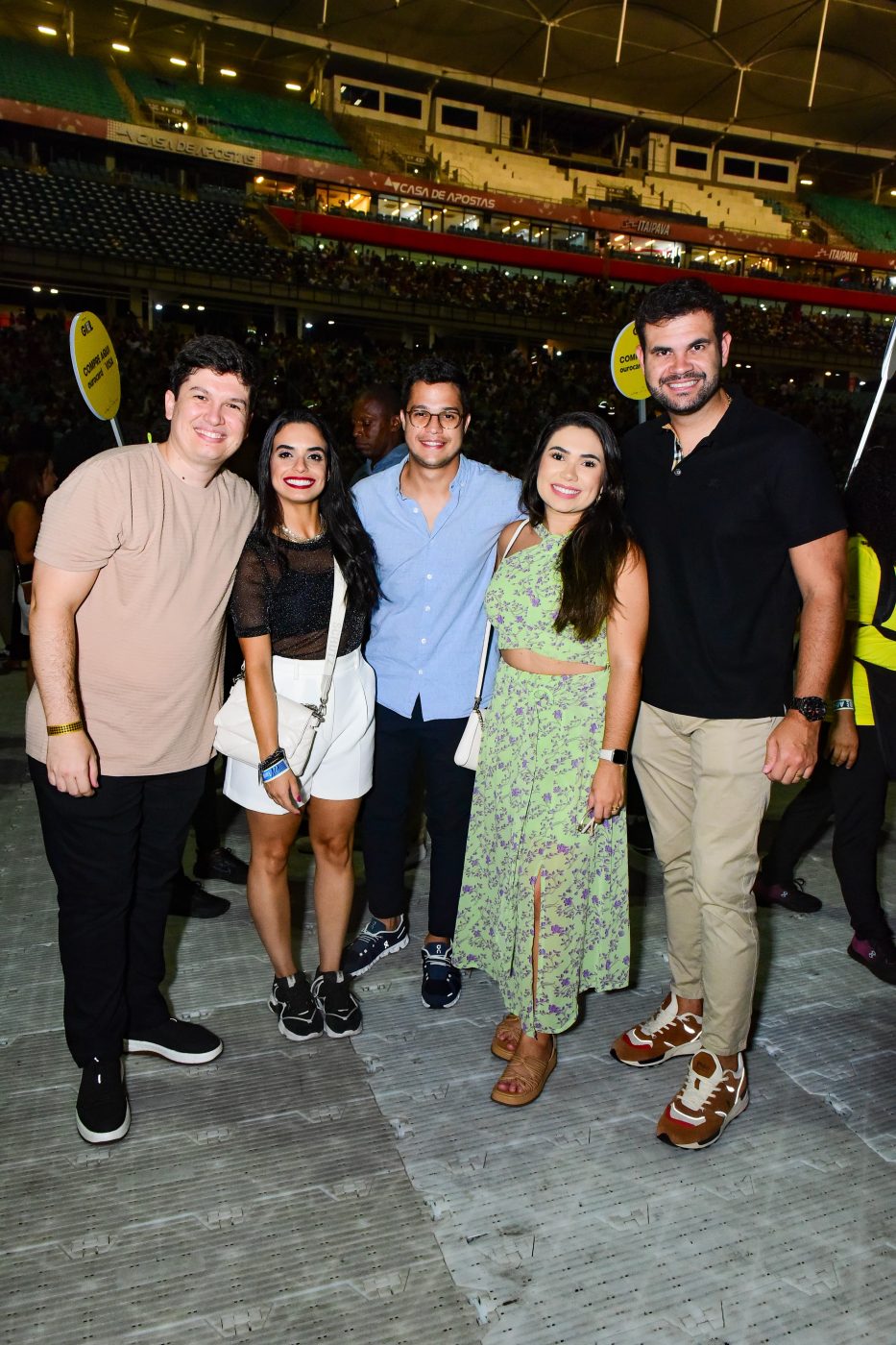 Victor Pinto, Fernanda Rouvenat, Ricardo Abreu, Rebecca Souto e Neomar Filho