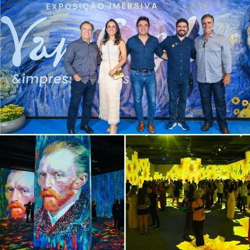 Shopping em Salvador recebe exposição imersiva de Van Gogh com super projeções em 360°; veja fotos