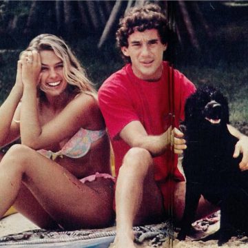 Adriane Galisteu parabeniza Ayrton Senna no dia em que o ex faria 65 anos