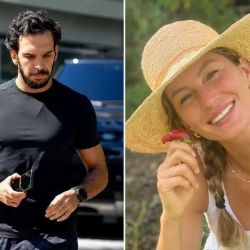 Gisele Bündchen e namorado fazem passeio romântico de barco após nascimento do filho