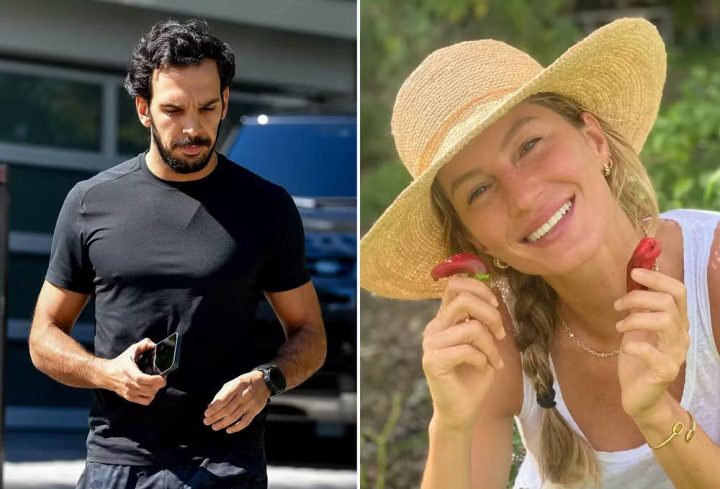 Gisele Bündchen e namorado fazem passeio romântico de barco após nascimento do filho