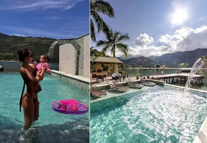 Amanda Kimberlly e Helena se hospedam em mansão perto de Neymar e Bruna Biancardi