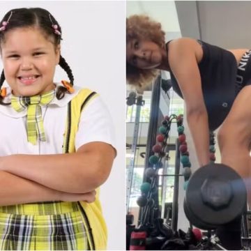 Filha de Simony, Aysha Benelli mostra treino após perder 40 kg