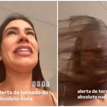 Adriana Sant’Anna relata susto com anúncio de tornado nos Estados Unidos: ‘Do nada’