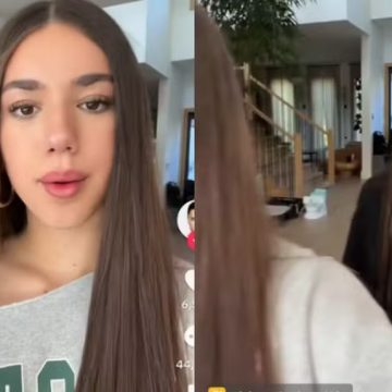 Super model baiana Adriana Lima posta vídeo raro com a filha e bomba na web: “Elas são iguais”