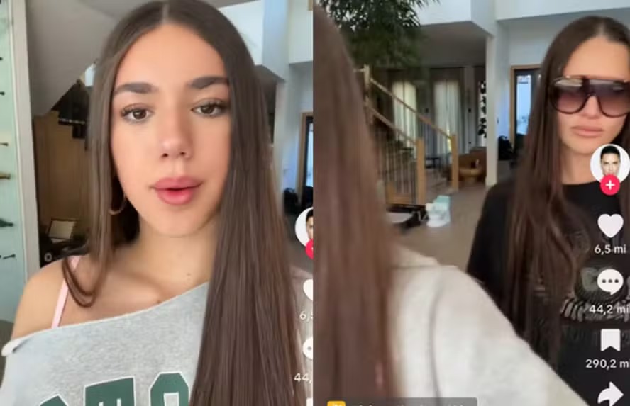 Super model baiana Adriana Lima posta vídeo raro com a filha e bomba na web: “Elas são iguais”