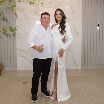 Calita Miranda revela fotos inéditas do casamento com Amado Batista: ‘Um dos dias mais especiais de nossas vidas’